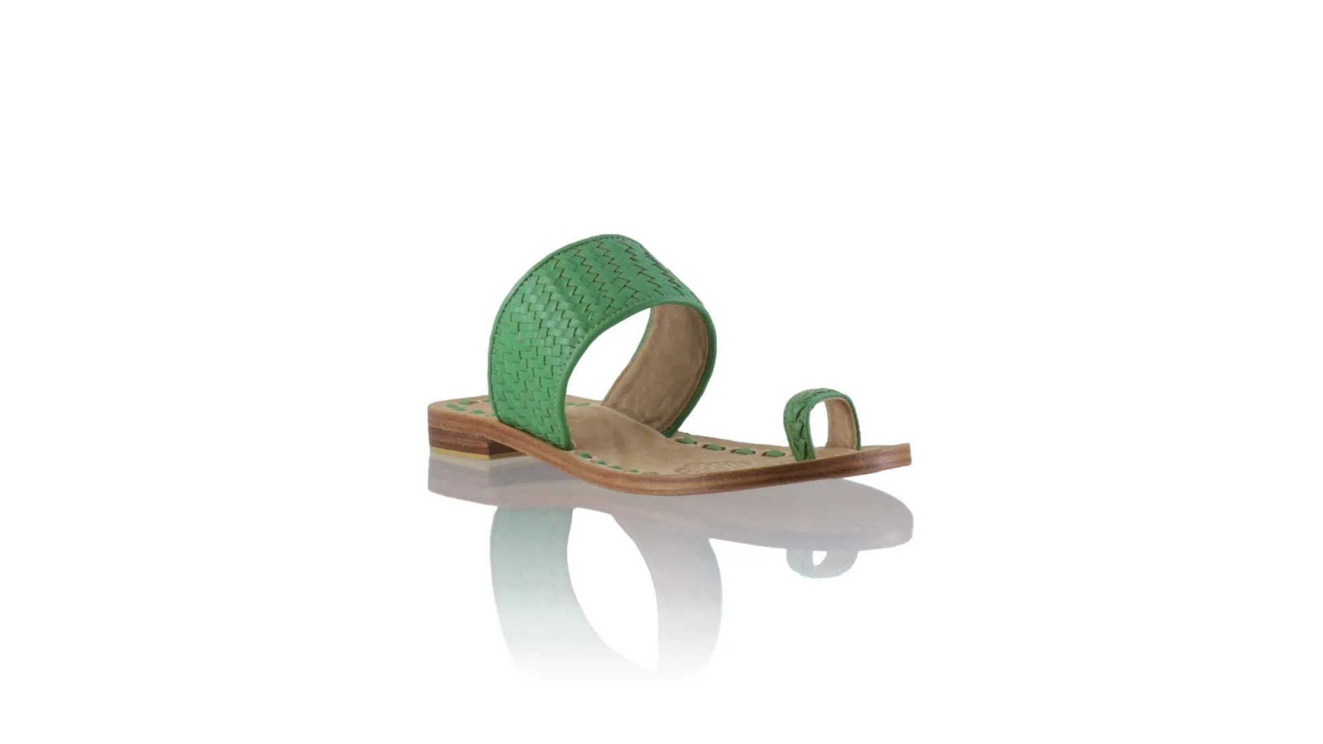 Arini 20mm Flat Woven -  Green