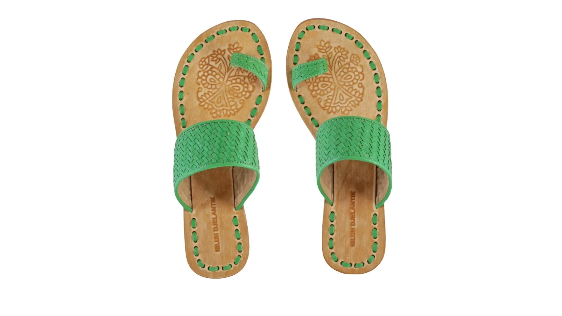 Arini 20mm Flat Woven -  Green