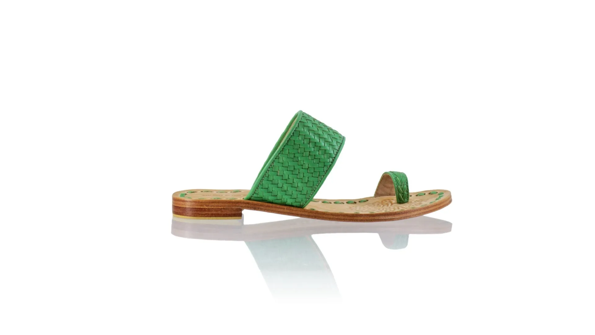 Arini 20mm Flat Woven -  Green