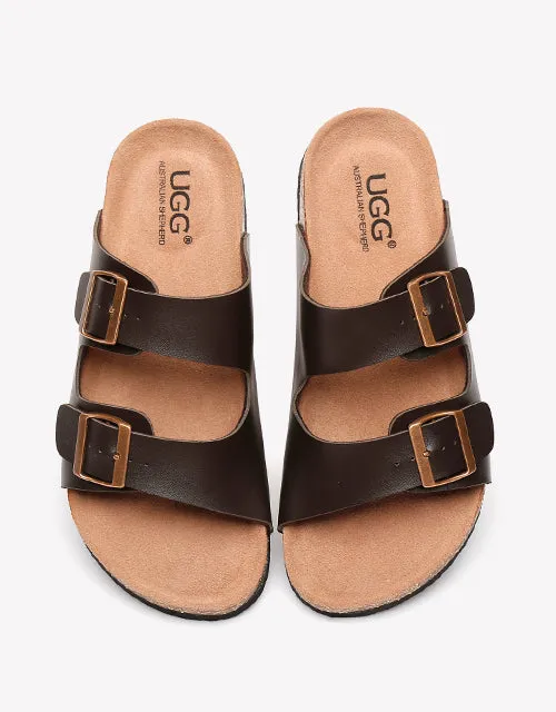 Australian Shepherd AS UGG Summer Unisex Beach Slip-on Flats Sandal Slides Mick