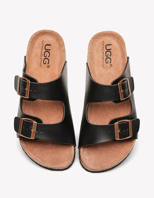 Australian Shepherd AS UGG Summer Unisex Beach Slip-on Flats Sandal Slides Mick