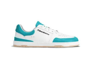 Barefoot Sneakers Barebarics Wave - White & Dark Turquoise