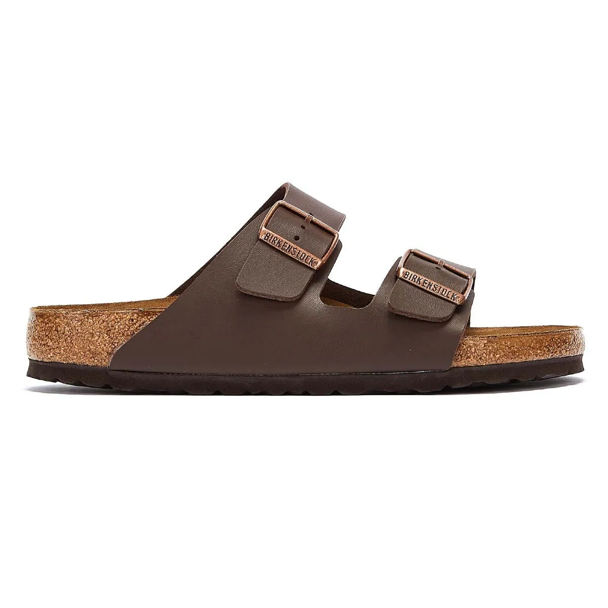 Birkenstock Arizona Birko-Flor Womens Brown Narrow Sandals