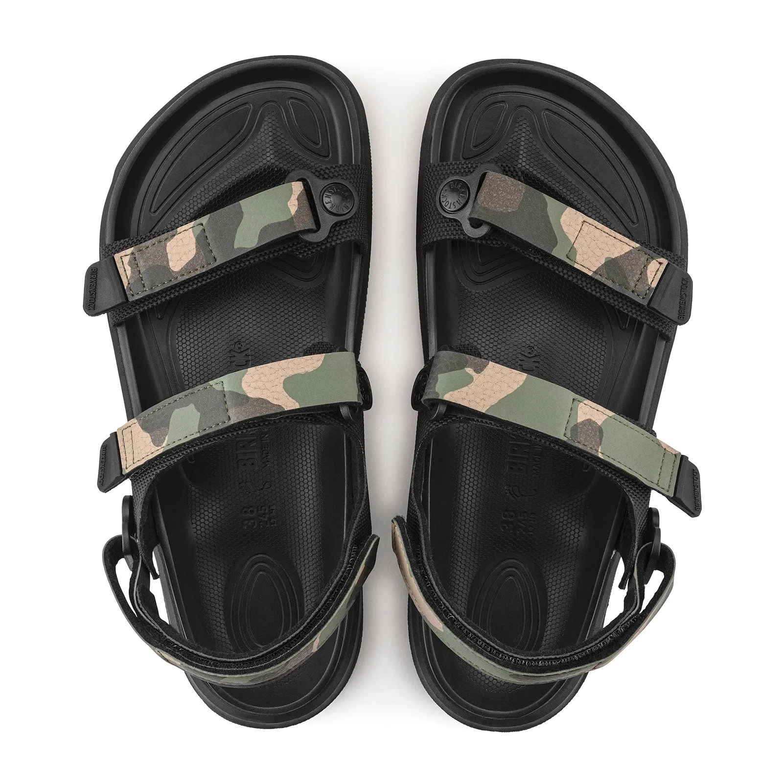 Birkenstock Kalahari Backstrap Sandal (Women) - Black/Camo Birko-Flor Futura