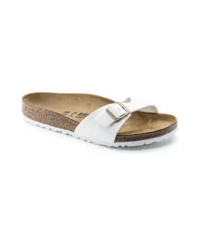 BIRKENSTOCK MADRID IN WHITE PATENT