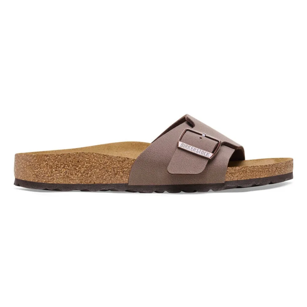 Birkenstock Unisex Catalina Birko-Flor Sandal Mocha Nubuck