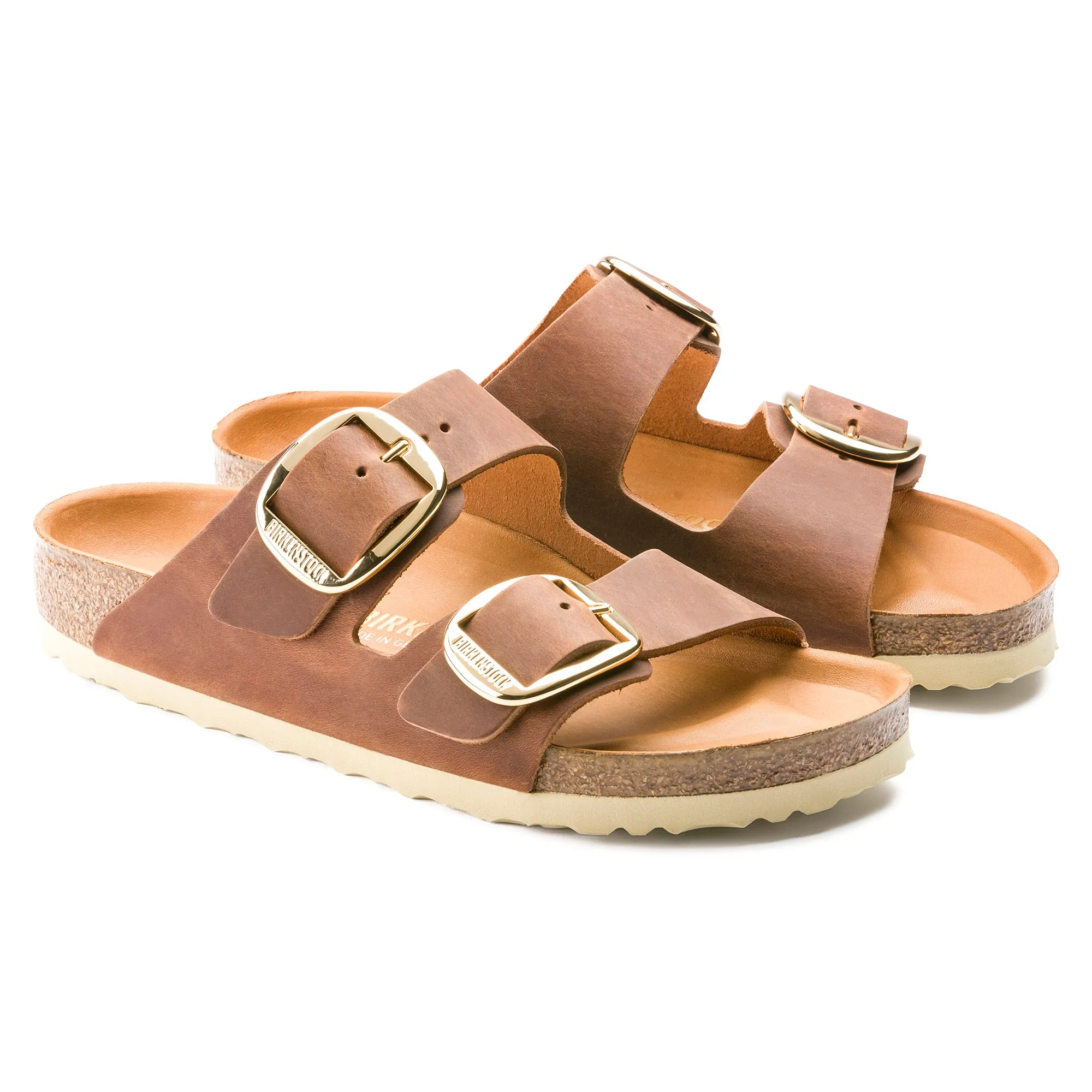 Birkenstock Womens Arizona Big Buckle Cognac