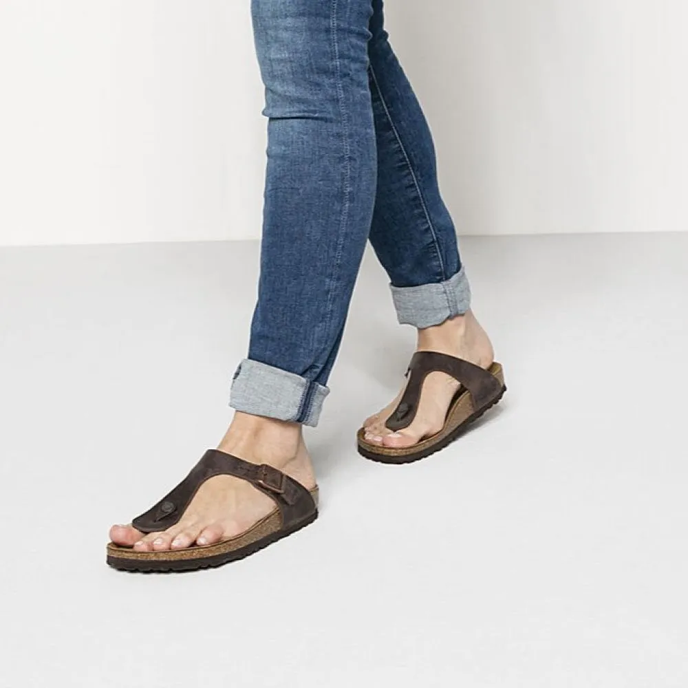 Birkenstock Women's Gizeh Oiled Leather in Habana