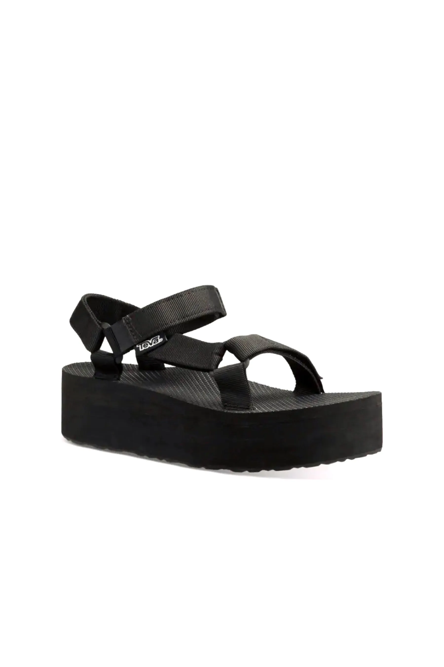 Black Flatform Sandal