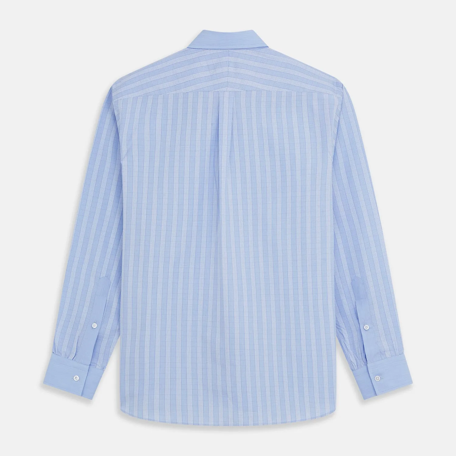 Blue Multi Check Cotton RE-PURPOSE Weekend Fit Suffolk Shirt