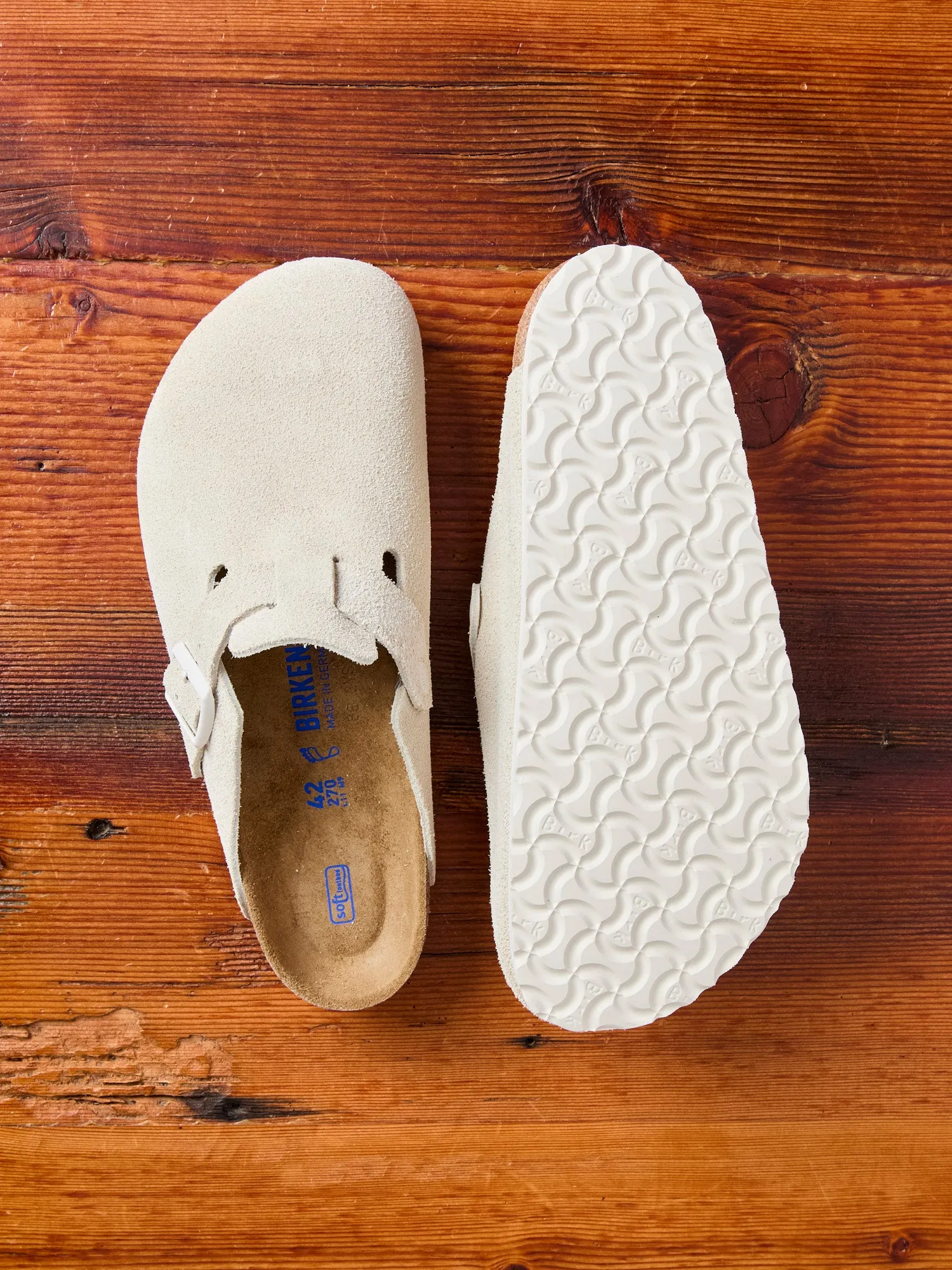 Boston Clog in Antique White