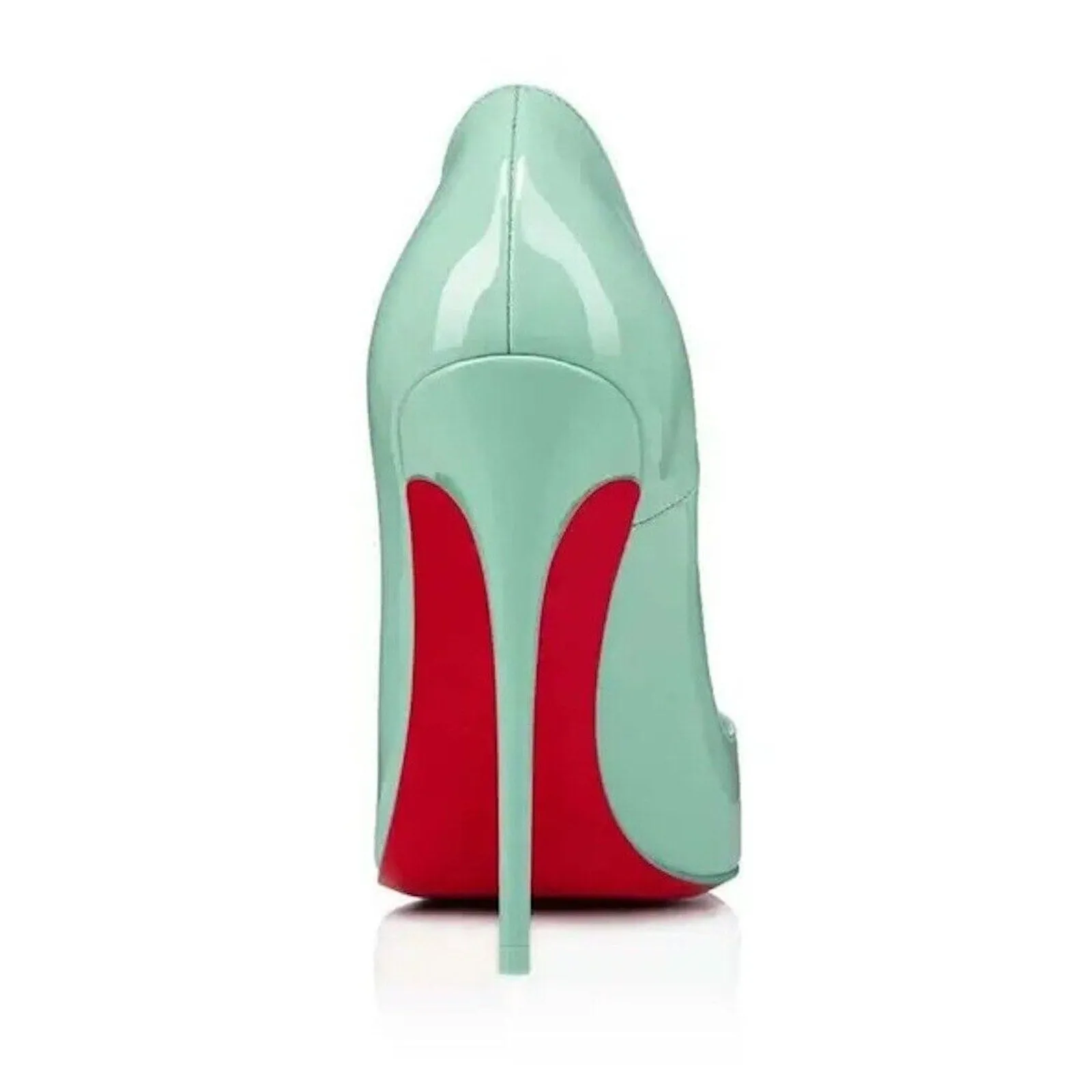 Christian Louboutin So Kate 120 patent leather pointed toe pumps Mint Green