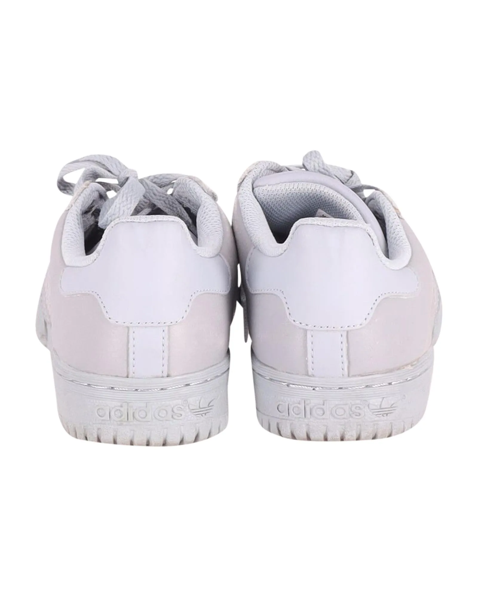 Classic Low Top Leather Sneakers with Perforated Stripes