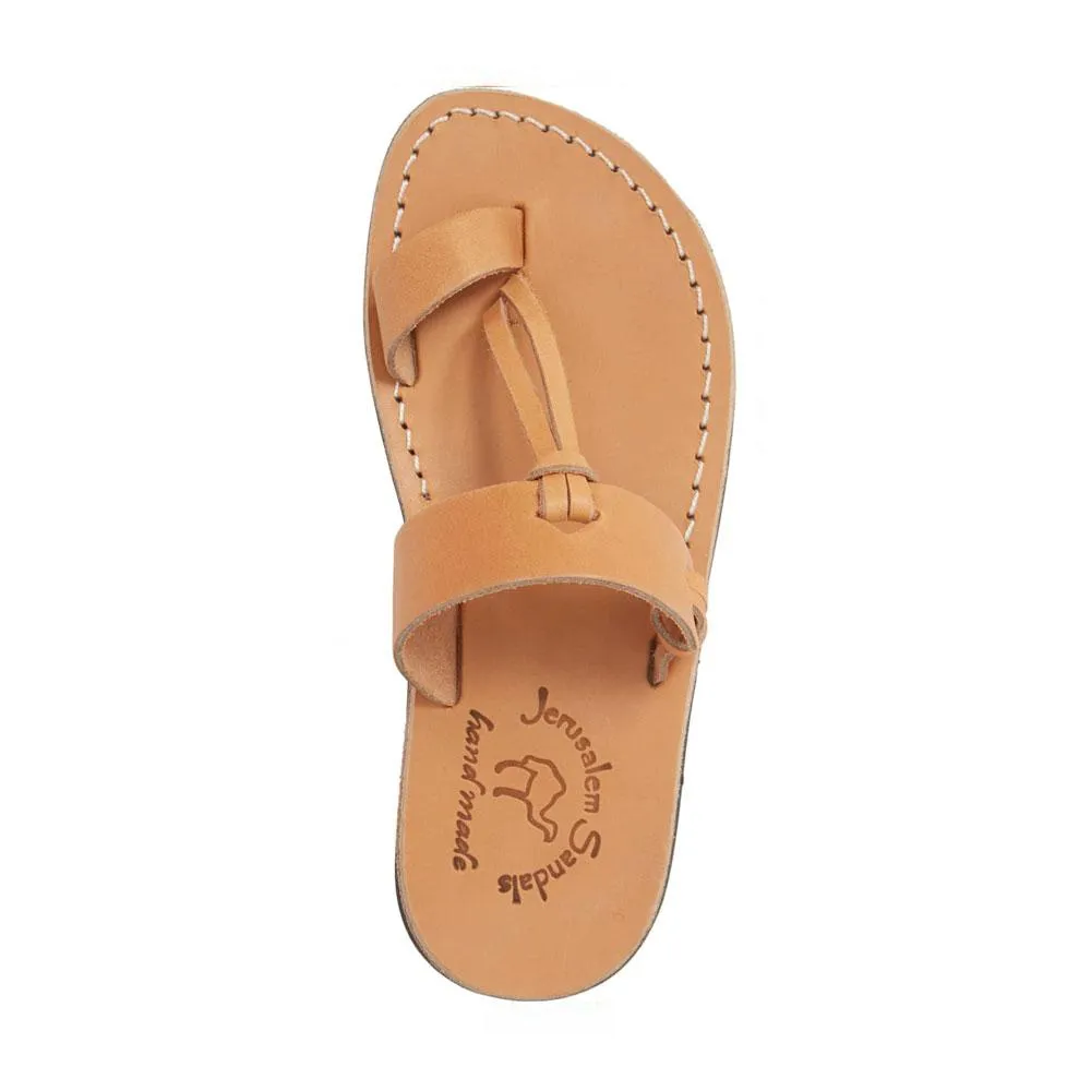 David - Natural Leather Sandal | Tan