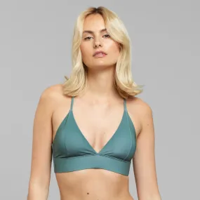 DEDICATED Alva bikini top duck green women