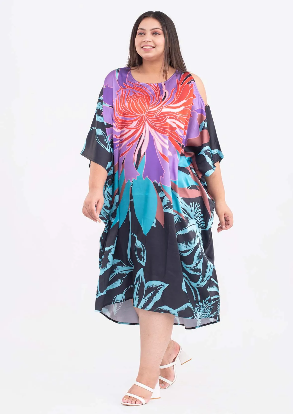 Exclusive Print Kaftan Dress