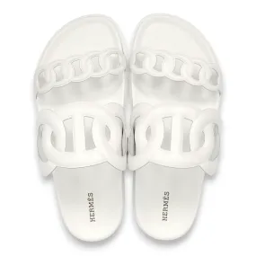 Extra 39 Blanc Sandals in Calfskin