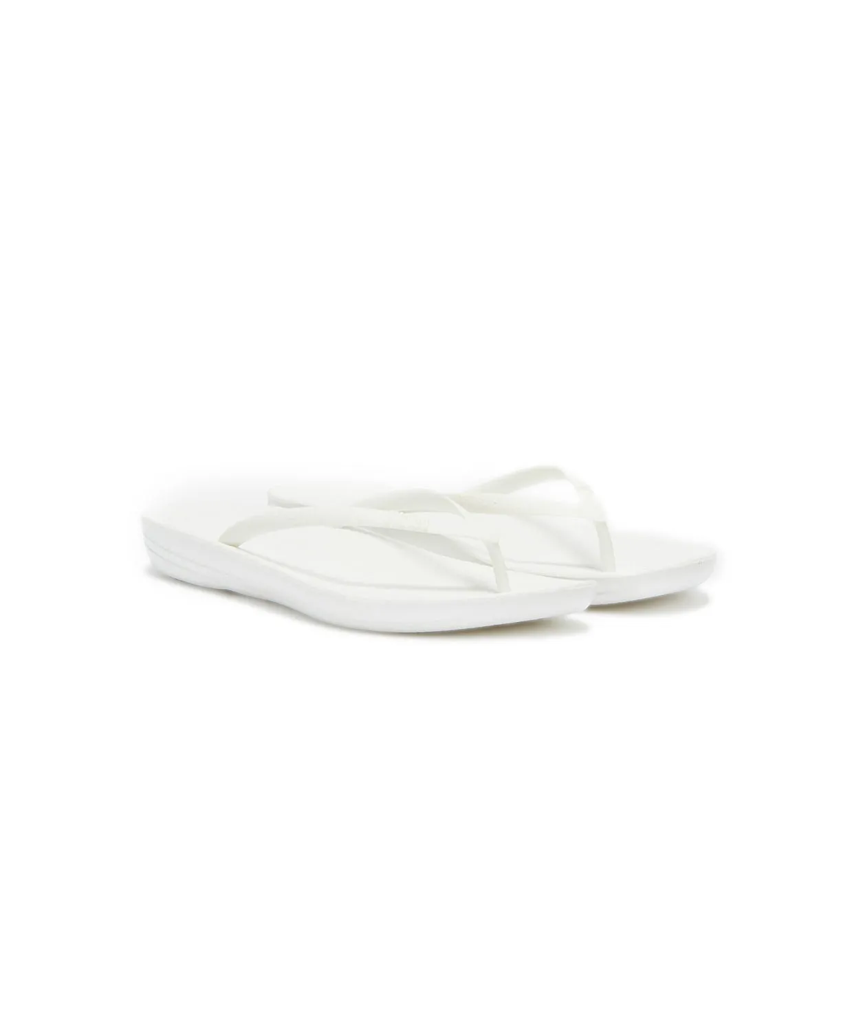 FitFlop iQushion Ergonomic Thongs White