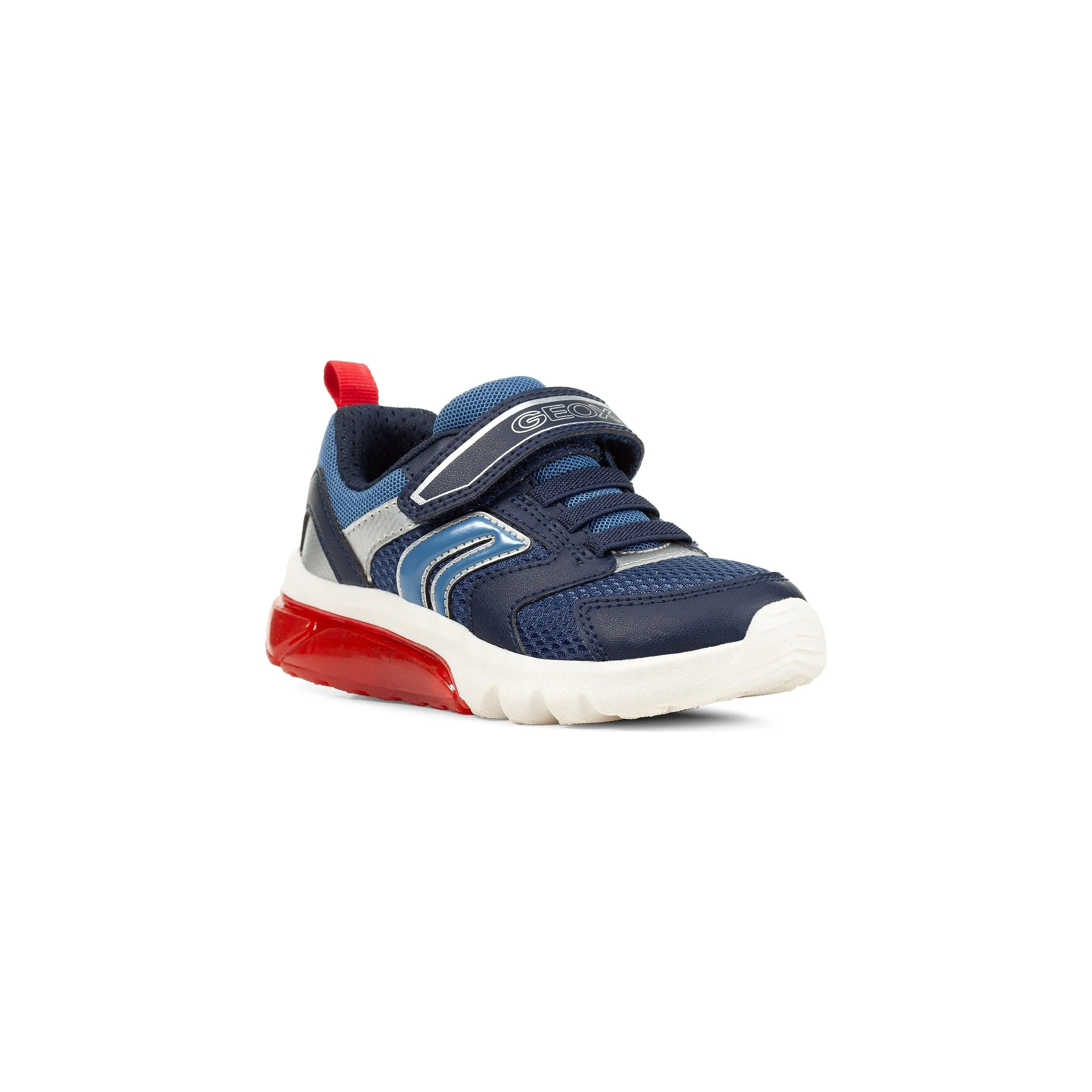 Geox Boys Trainer J Ciberdron J45LBC Navy/Red