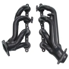 Hedman Hedders Street Headers - 1.625 in Primary - Stock Collector Flange - Black Paint - GM LS-Series - GM Fullsize SUV / Truck 1999-2003 69681 - Pair