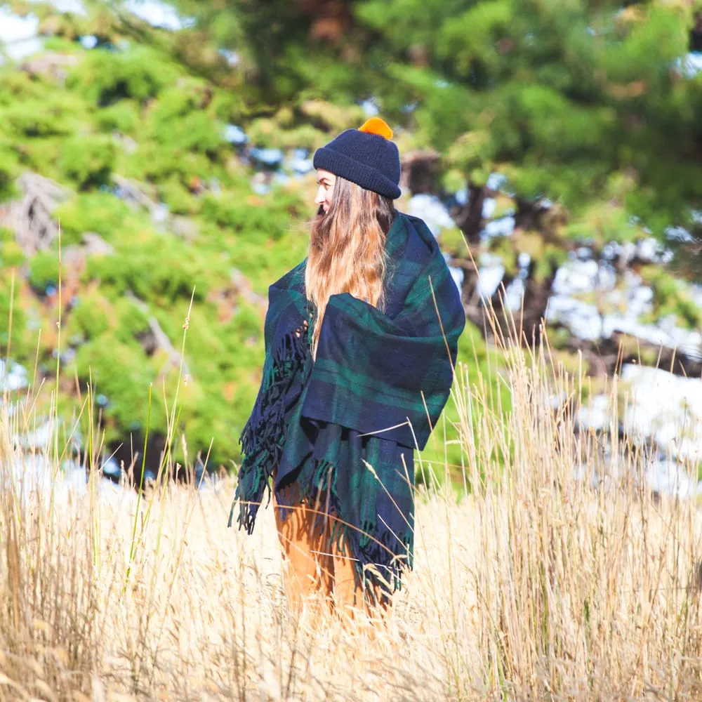 Heritage Collection | Recycled Wool Tartan Blankets | Forest