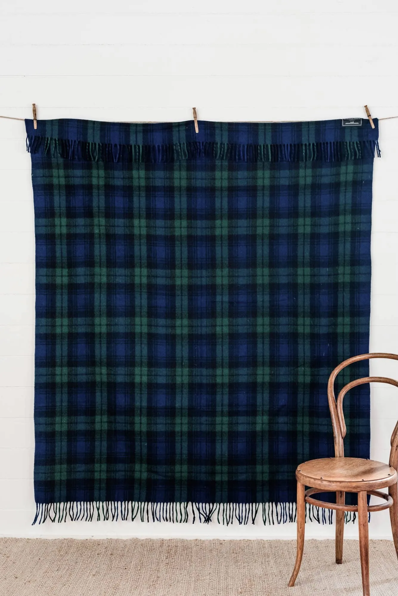 Heritage Collection | Recycled Wool Tartan Blankets | Forest