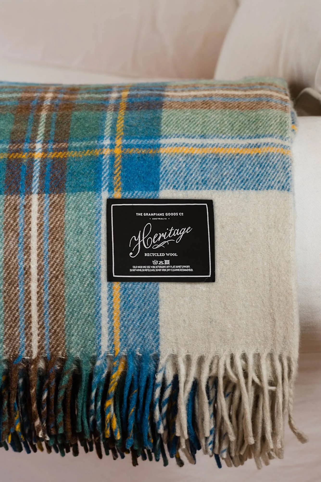 Heritage Collection | Recycled Wool Tartan Blankets | Spring