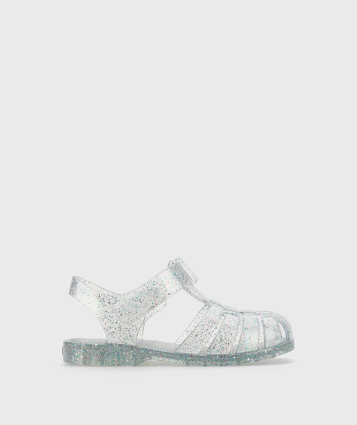 Igor 10329-386 Clasica Cristal Sandals, Tr.Transparente Multi Glitter