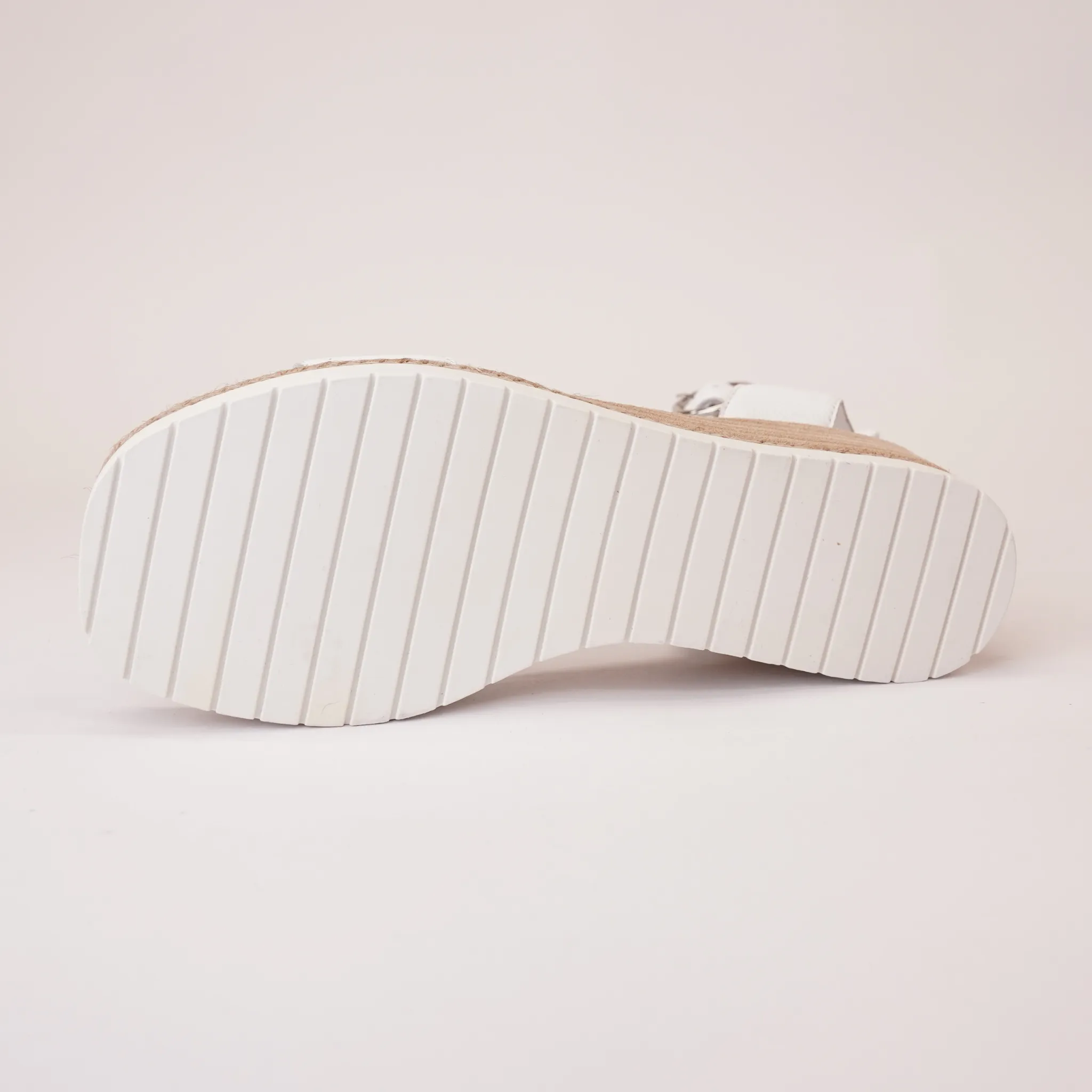 Irish White Leather Sandals