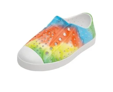 Jefferson Sugarlite Print Chill Rainbow Tiedye/ Shell White