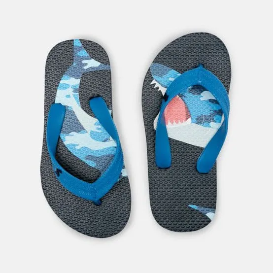 Joules - Camo Sharks Flip Flop