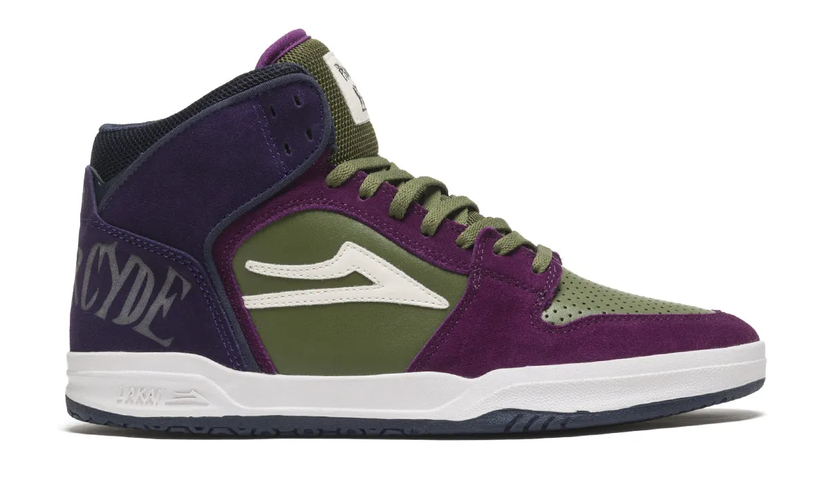 Lakai Shoes Telford - Grape/Olive Suede