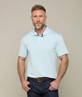 Lucchese Golf Polo :: Turquoise