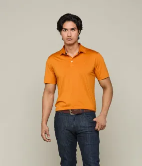 Lucchese Golf Polo :: UT Burnt Orange