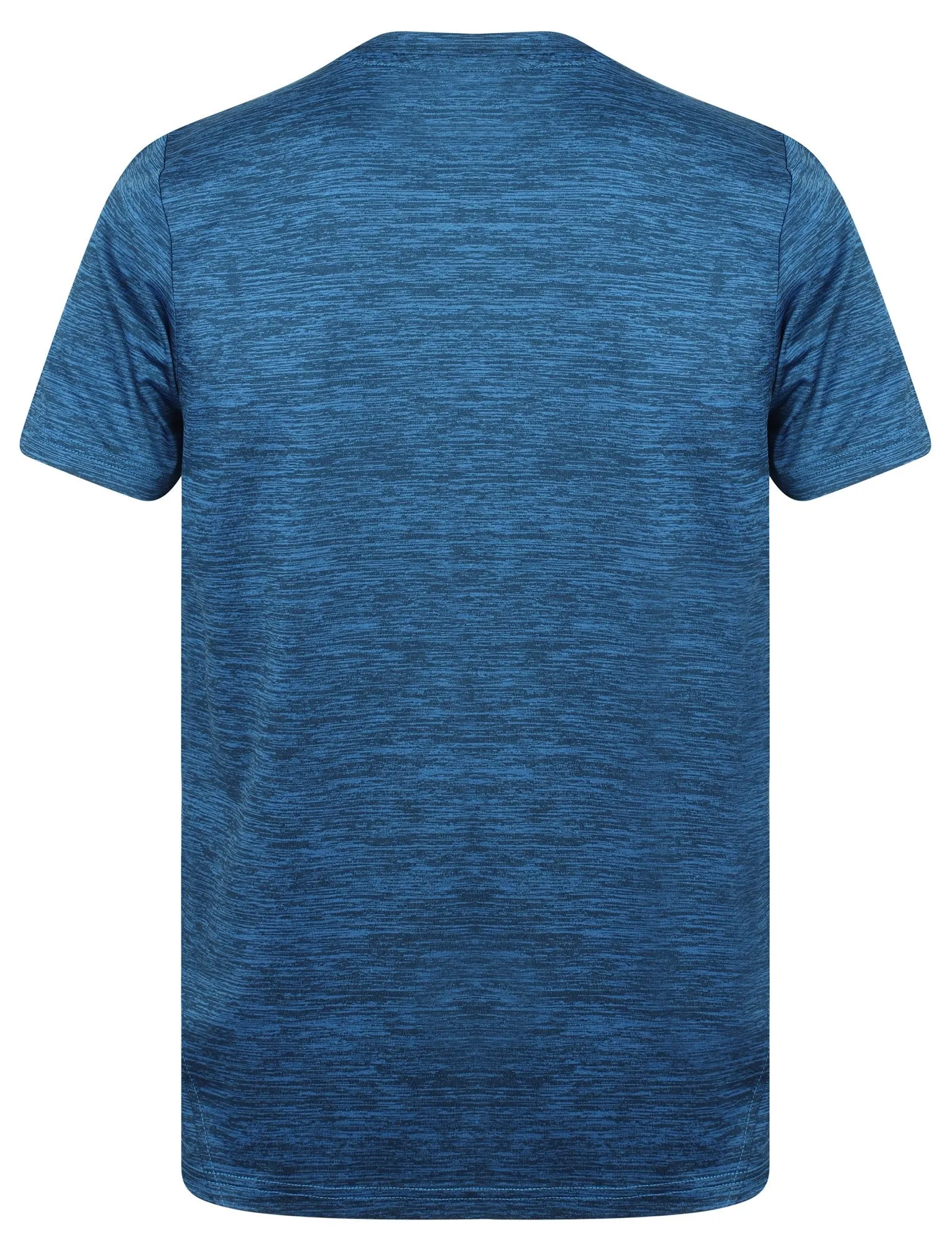 Memphis Reflective Motif T-Shirt In Seaport Blue - Tokyo Laundry Active