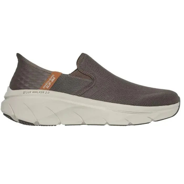 Men's Relaxed Fit Skechers 232463 Slip-ins D'lux Walker Trainers