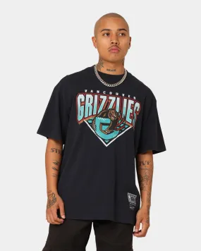 Mitchell & Ness Vancouver Grizzlies Metallic Shadow T-Shirt Faded Black