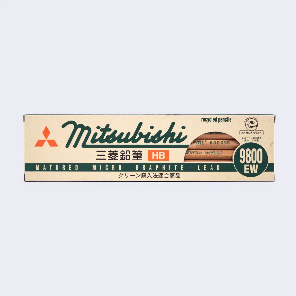 Mitsubishi Recycled HB Pencils (Pack of 12)