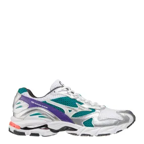 Mizuno Wave Rider 10 White / Silver / Teal Blue