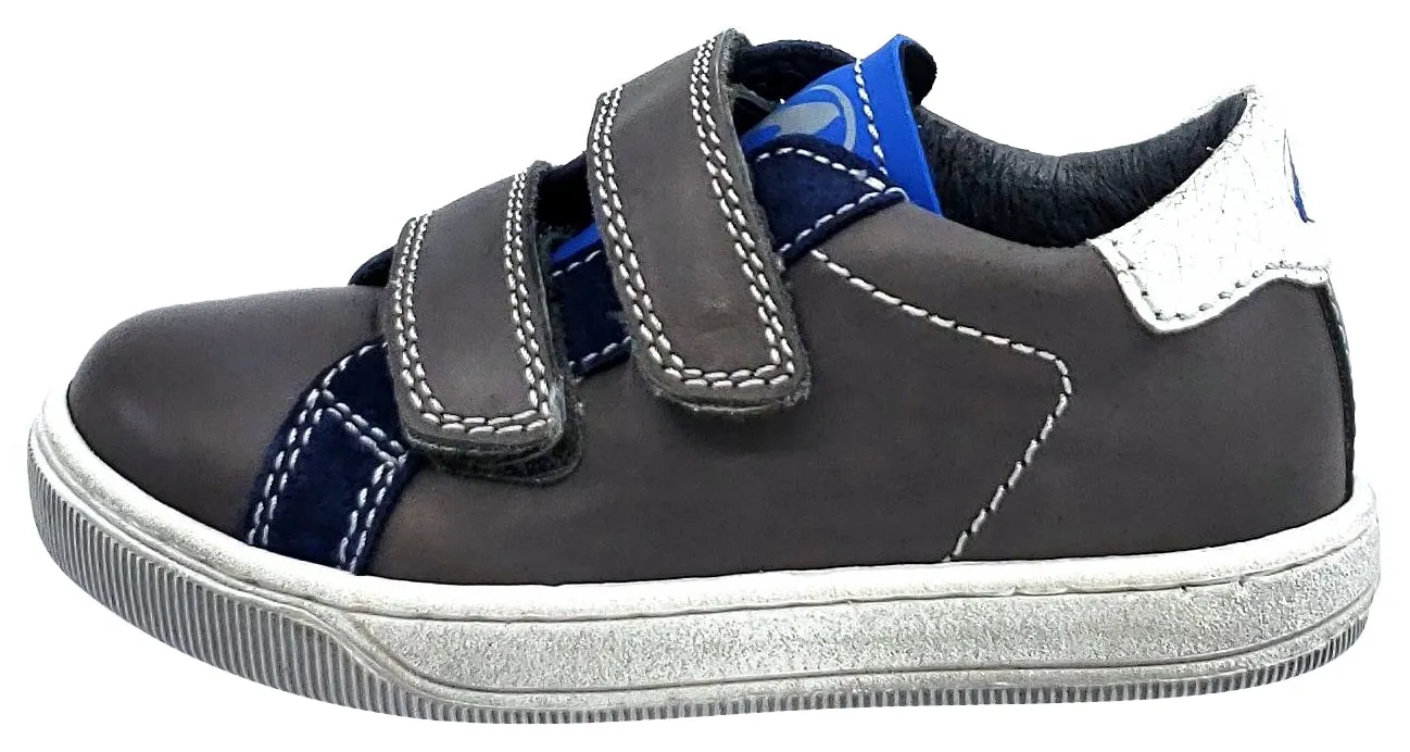 Naturino Boy's Isaac Shoes, Antracite-Navy-Bianco-Azzurro