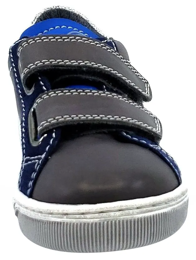 Naturino Boy's Isaac Shoes, Antracite-Navy-Bianco-Azzurro