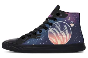 Nebula High Tops - Classic Premium Canvas Shoes with Comfortable and Durable Soles