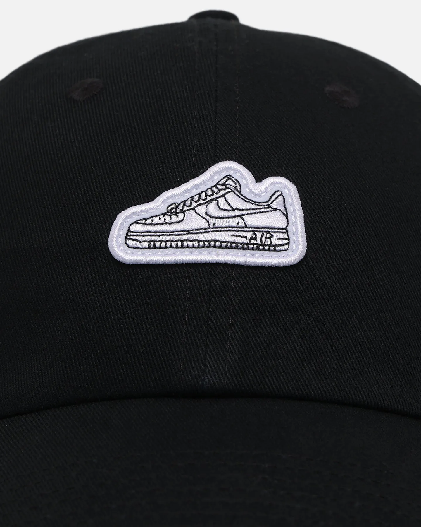 Nike Club Unstructured AF1 Patch 6 Panel Strapback Black