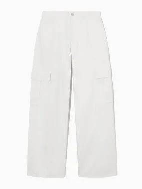 Off-white denim cargo trousers