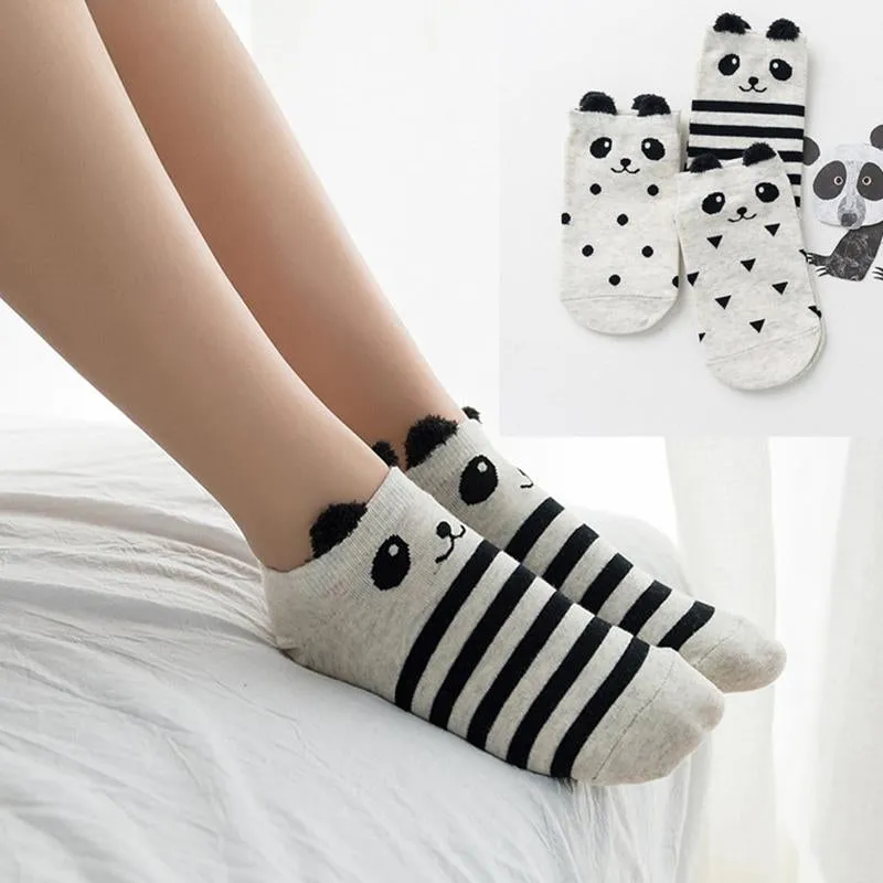 PACKAGE-CUTE PANDA SOCKS