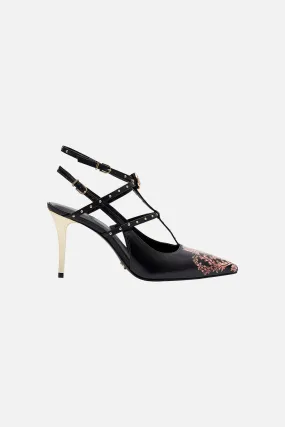 PORTIA HIGH HEEL PUMP SOLID BLACK