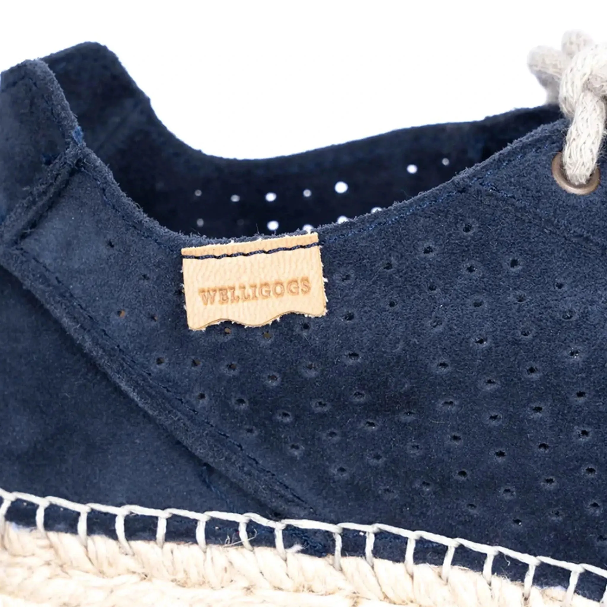 Porto Navy Suede Trainers