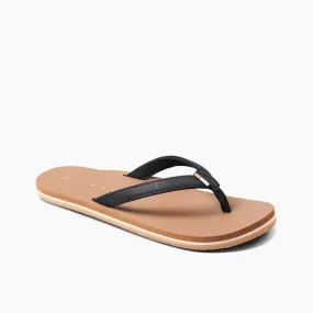 Reef Solana Black Tan Women's Sandal