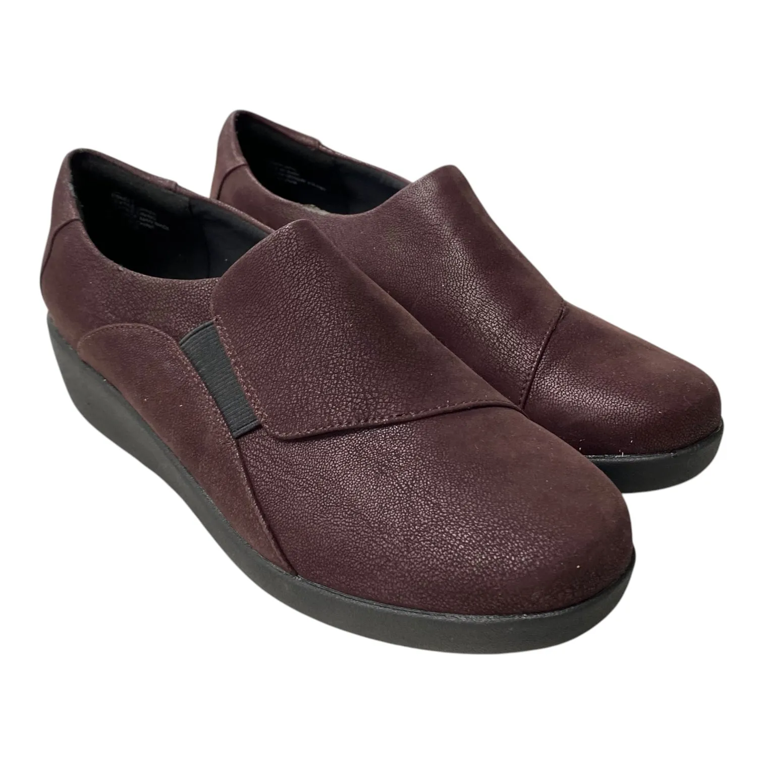 Shoes Flats By Easy Spirit In Maroon, Size:8