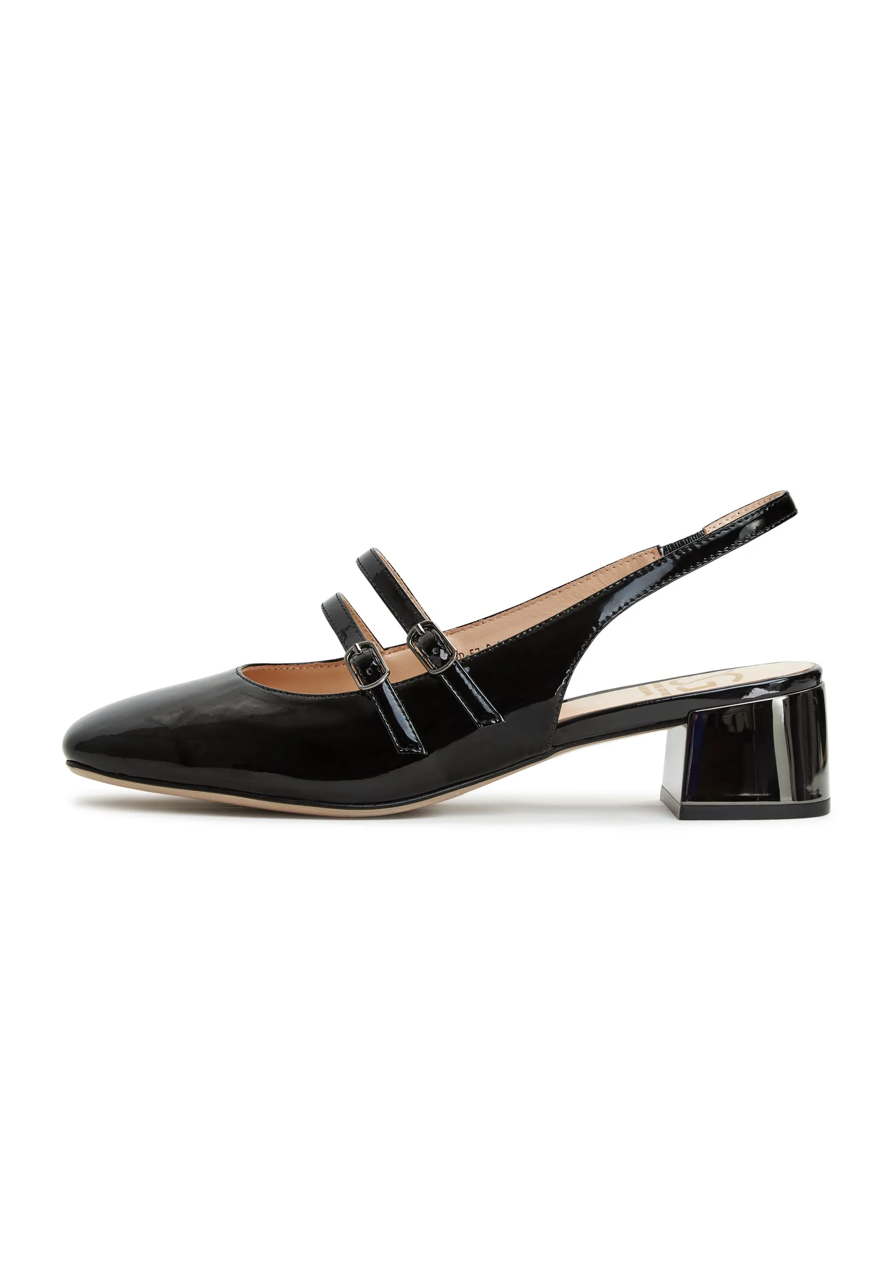 Slingback Block Heels Pumps Marisol - Black